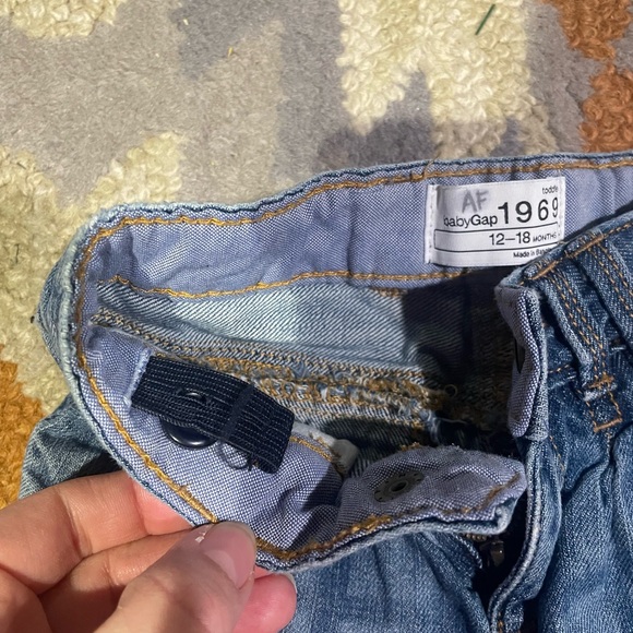 Girls jeans with cuff ankle 12-18 months - Picture 3 of 3